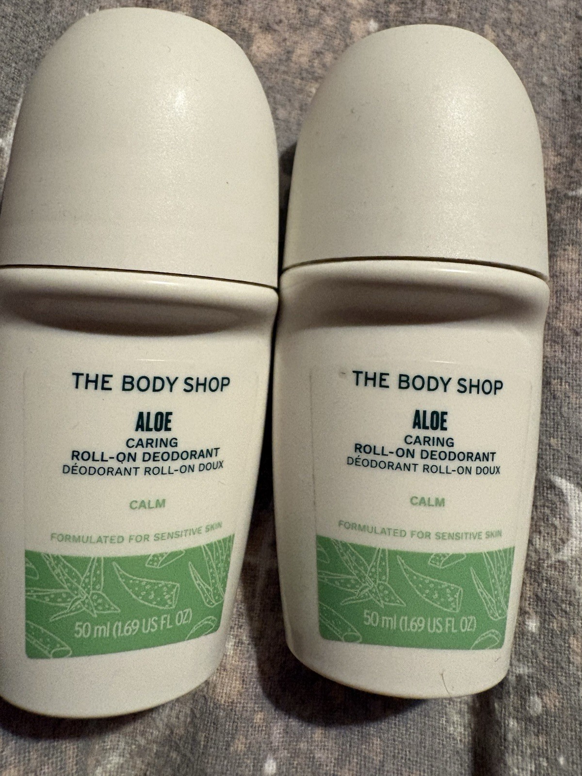 The Body Shop Aloe Caring Roll-On deodorant FOR SENSITIVE SKIN Brand New