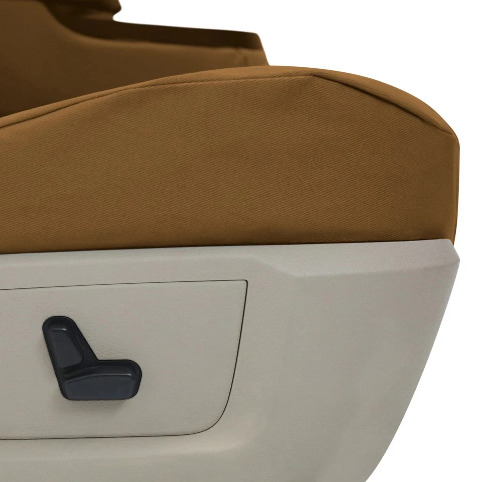 For Nissan Cube 09-11 Coverking Polycotton Drill 1st Row Tan Custom Seat Covers Foto 3 de 4