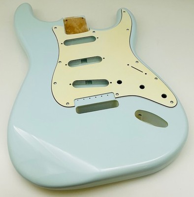 Show Me Nitro Finishes 4lbs 2oz Nitro Lacquer S-Style - Faded Sonic Blue