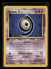 Pokemon TCG Unown [D] Psychic Uncommon Neo Discovery 47/75 NM on eBay