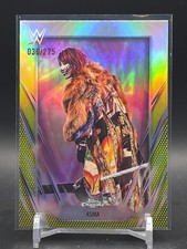 2026 TOPPS WWE CHROME ASUKA YELLOW REFRACTOR SP #36/275 #27 KABUKI WARRIORS KANA