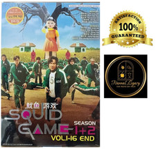 Korean Drama🔥 Squid Game Season 1-2 Complete 16 Episodes DVD Box Set All Region