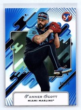 Tanner Scott 2025 Topps Pristine #277 Blue Refractors #/75