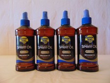 4 Banana Boat Deep Tanning Spray Oil With Coconut Oil 8 Oz