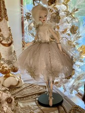 RARE!! Katherine s Collection Snow Queen Fairy Doll Standing GLACE