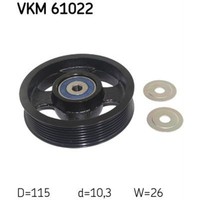 SKF Umlenk FüHrungsrolle Keilrippenriemen FüR Toyota RAV 4 III 2.0 4WD 2.4