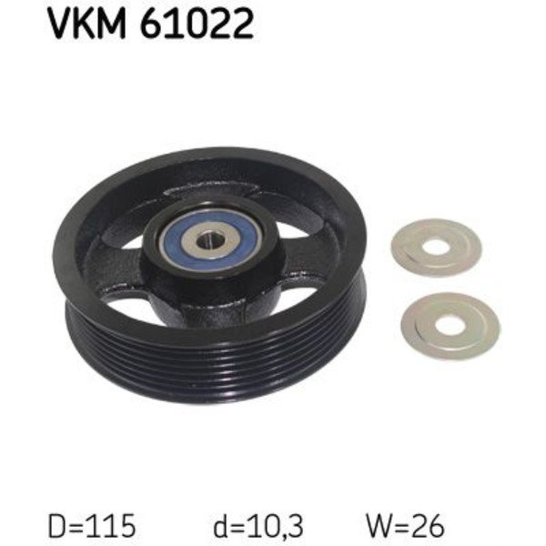 SKF Umlenk FüHrungsrolle Keilrippenriemen FüR Toyota RAV 4 III 2.0 4WD 2.4-image