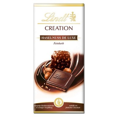 (34,87 /1kg) Lindt Creation Haselnuss de Luxe, Schokolade, 150g Tafel