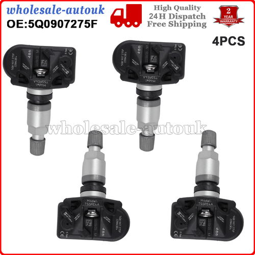 4PCS For VW Audi Skoda Seat Porsche Tyre Pressure Sensor TPMS Sensor 5Q0907275F - Picture 1 of 8