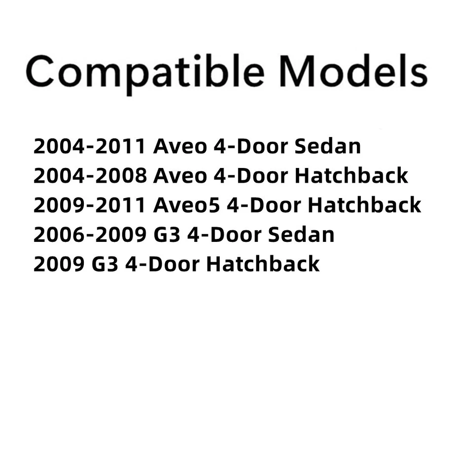 Fits Chevrolet Aveo Aveo5 & Pontiac G3 Driver Left Side Front Door Window Glass - Image 2 of 4