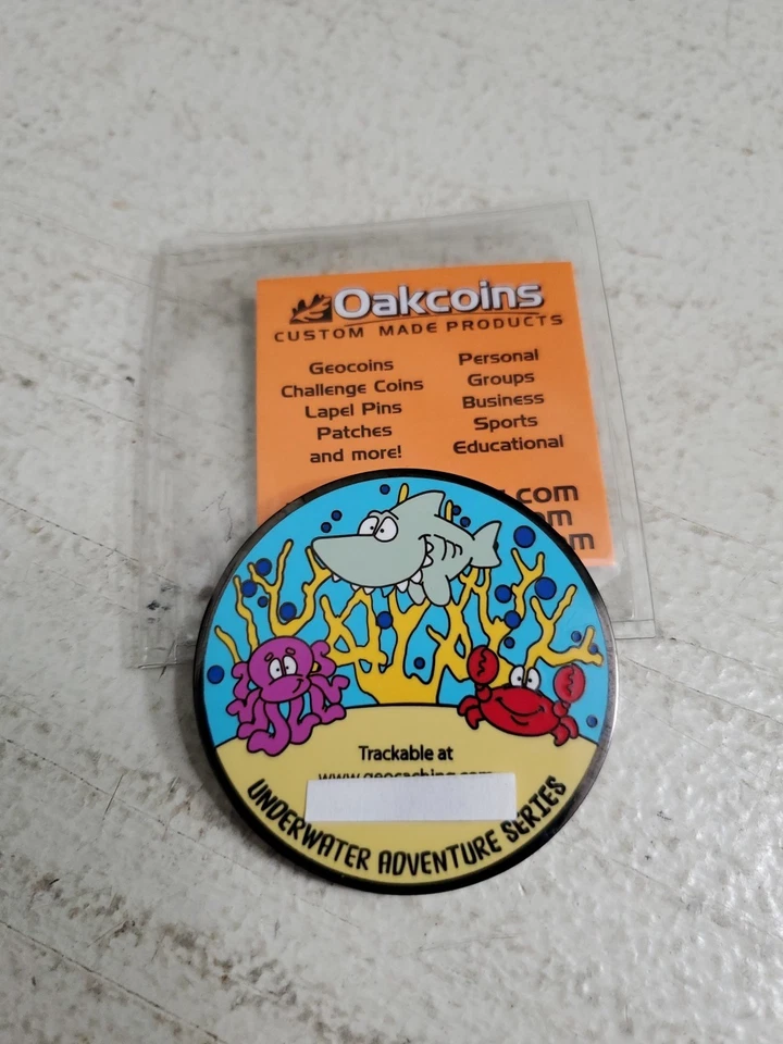 Underwater Adventure Series - Sea Turtle - Trackable - New Unactivated Geocoin - Image 2 of 3