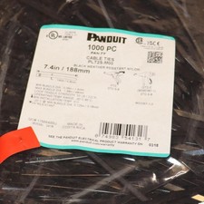 One Bag of UV Panduit Cable Ties PLT2S-M00 7.4in 50lb 1000 pc PAN-TY More Avail