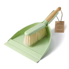Dust Pan and Brush Set - Small Dustpan Set Handheld Broom for Car, Pet Care