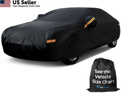EzyShade 10-Layer Car Cover Waterproof All A5 - see Vehicle Size Chart, Black 