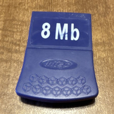 Intec 8MB Memory Card for Nintendo GameCube Console, Blue GCS-5720-4 UNTESTED
