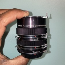 Vivitar Automatic Macro Extension Tube AT-3 12mm 20mm 36mm AI NIKON F Mount Lens