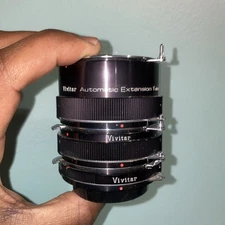 Vivitar Automatic Macro Extension Tube AT-3 12mm 20mm 36mm AI NIKON F Mount Lens