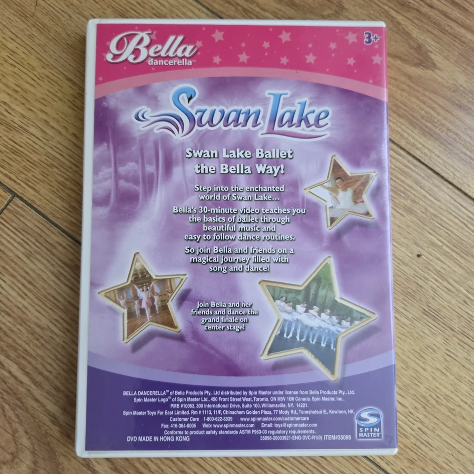 Bella Dancerella Swan Lake Ballet Instruction Kids Dance DVD Spin Master - Image 3 of 4