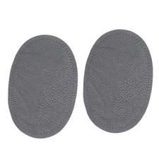 2 PCS Black PU Leather SewOn Elbow Knee Patches Repair Fits 5.51x3.54 Inch