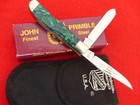 John Primble USA Michael Prater Customized mint in box trapper knife & sheath — photo 1