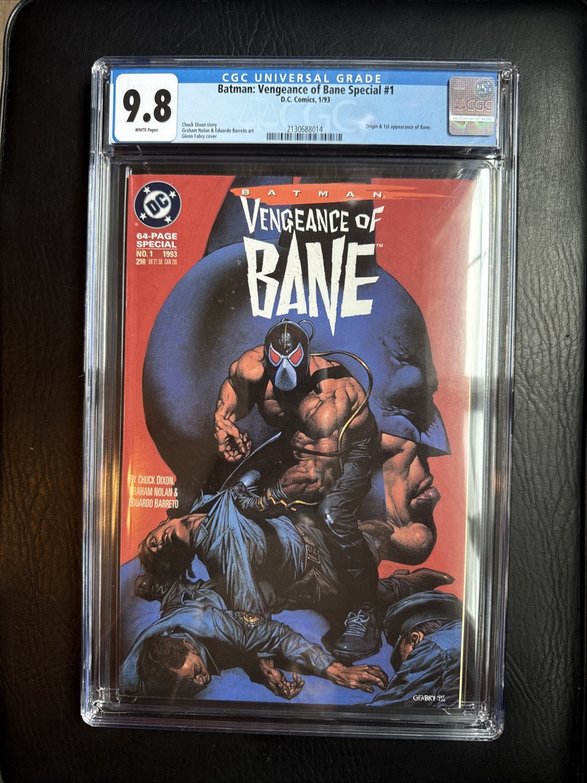 Batman:Vengeance of Bane #1 CGC 9.8 1st Appearance Bane DC 1993 White ...