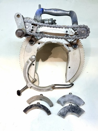 Mathey Dearman Pipe Beveling Machine Mode MS Beveler 1-1/2 to 4 W/ Inserts