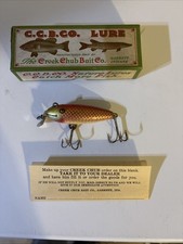 Creek Chub Bait Co, #806 Wagtail, GE, 2 3/4", "Goldfish", C. 1922-54