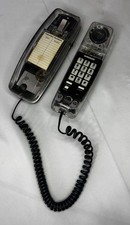   VTG 90s Lenox Sound Transparent Light Up Phone Clear Landline-PH 1400 Untested