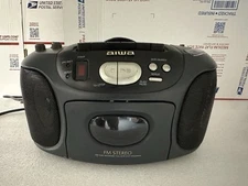 AIWA CSD-EX110U Boombox CD-Casette Player-Radio-W/Cord Tested & Works