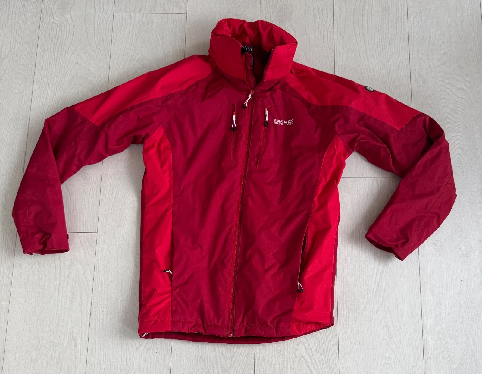 Regatta Great Outdoors Waterproof Jacket Red UK S Hydraforth Hooded