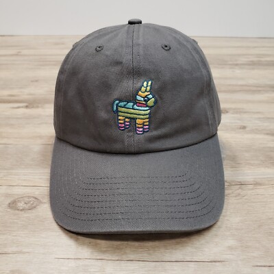 Innovation Endeavors Hat Cap Strap Back Pinata logo Graphic Gray 47 Brand Cotton