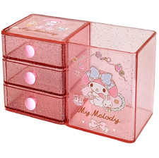 My Melody Pencil Pen Stationery Makeup Tool Stand Holder Drawer Case Storage Box