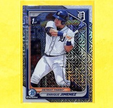2024 Bowman Chrome Mega Box BCP31 Enrique Jimenez 1st Card Tigers 