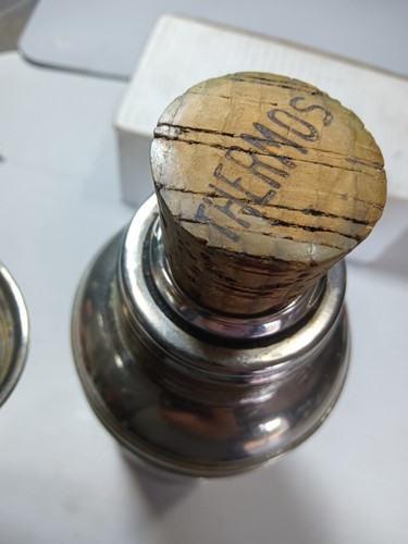 Antique Thermos bottle cork stopper 1910 clean condition Norwich Conn - Picture 3 of 5