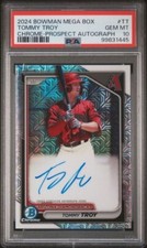 2024 Bowman - Chrome Prospect Mega Box Autographs #BMA-TT Tommy Troy PSA 10