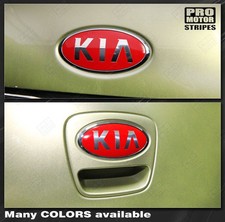For Kia Soul 2008-2016 Front Rear Emblem Accent Overlay Decals Choose Color