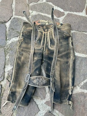 Lederhose Trachtenlederhose Hirschlederhose Bundlederhose Wiesn  Bayern - Bild 1 von 4