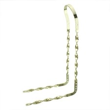 OG LOWRIDER CLASSIC FLAT TWISTED 21" SISSY 90 DEGREE BENT SISSY BAR GOLD