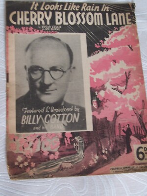 Vintage Noten It looks like rain in Cherry Blossom Lane von Leslie & Burke