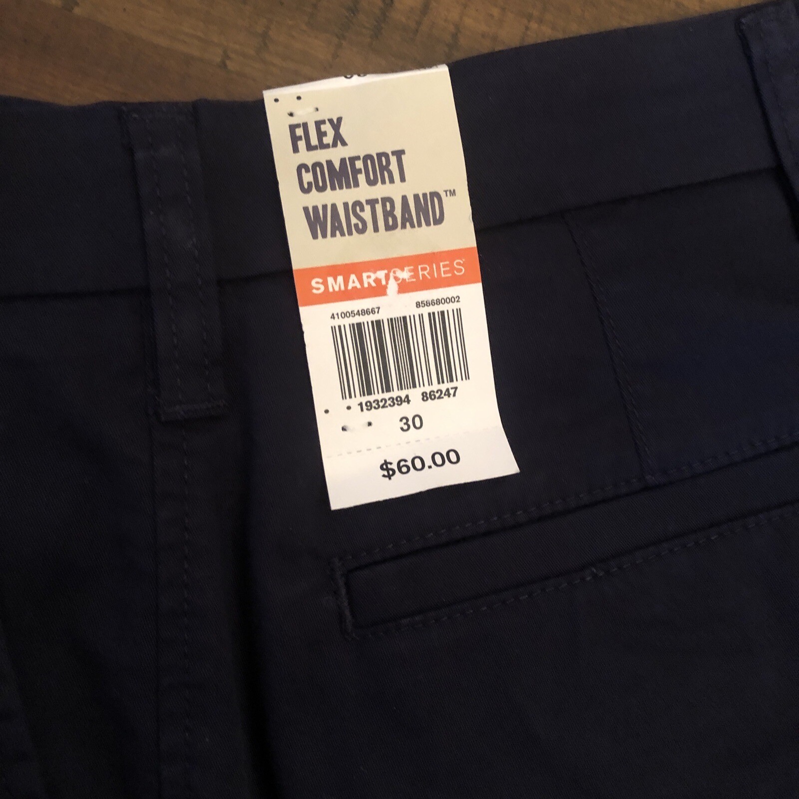 30 Men's Dockers Ultimate Shorts SmartSeries Supreme Flex Comfront Navy