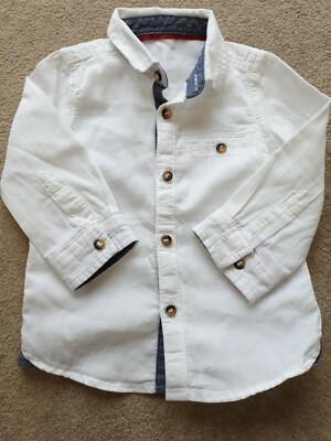 Mothercare Baby Boy Smart White Shirt *BNWOT*smart*casual