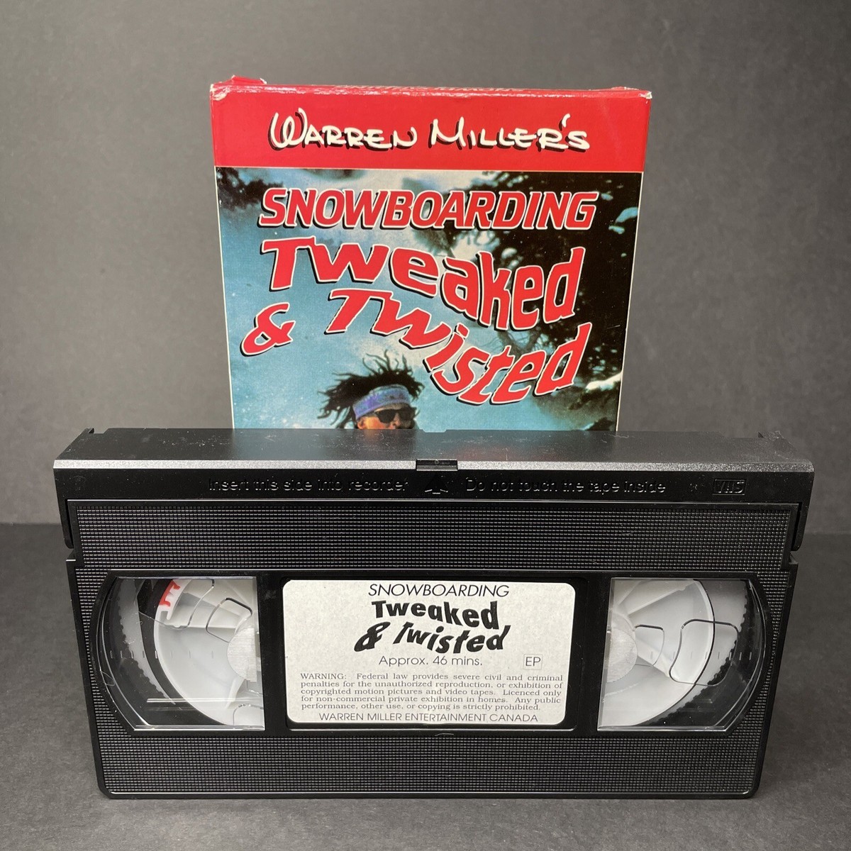 Warren Miller's Snowboarding Tweaked & Twisted (VHS, 1992