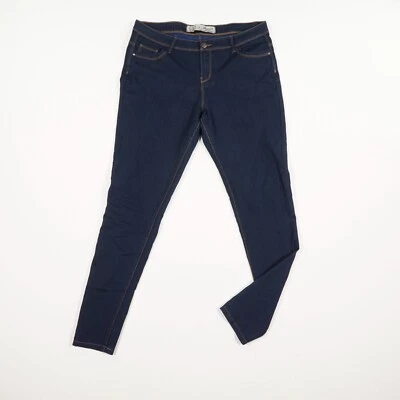 Denim Co. Damen Jeans Hose Gr. 42 dunkelblau five Pocket Pants Stretch Baumwollm - Bild 1 von 4