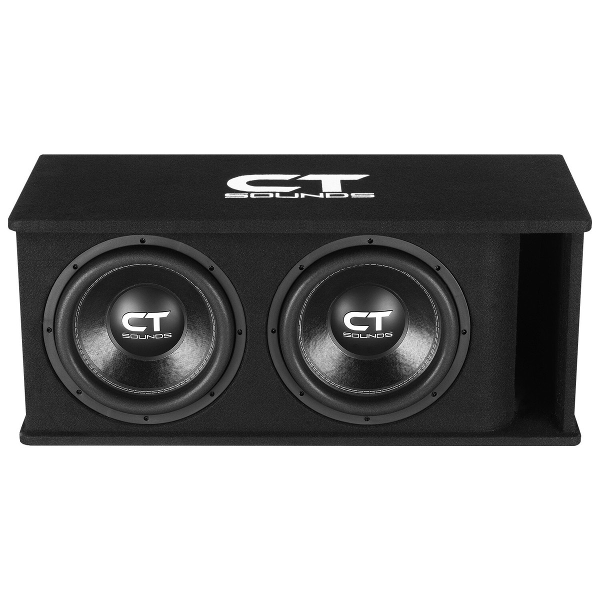 CT Sounds Dual 12” 2600W Loaded Tropo Series Subwoofer Box - TROPO