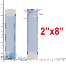 up to 12,000 Sterilization Pouches 2" x 8" Dental Medical Self Seal Pouch Bag