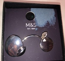 BNIB Marks & Spencers Silver Toned Brooch Cherry