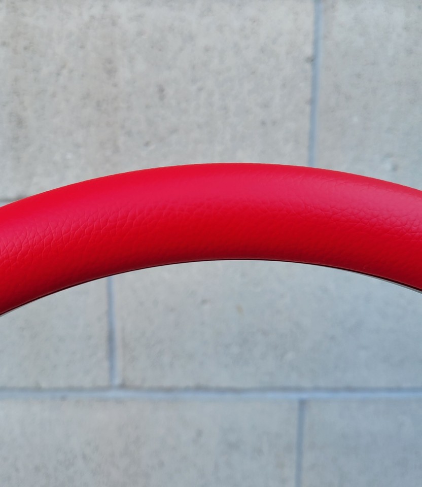 14" Black Billet Steering Wheel Wood Mahogany Aluminum Rivets - Foto 9