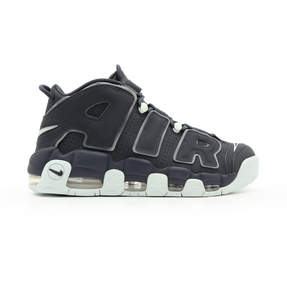 FJ4181-001 Nike Air More Uptempo '96 Dark Smoke Grey Barley Green