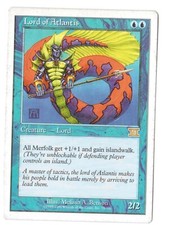 Magic The Gathering 6TH EDITION LORD OF ATLANTIS BLUE LORD CREATURE 1999