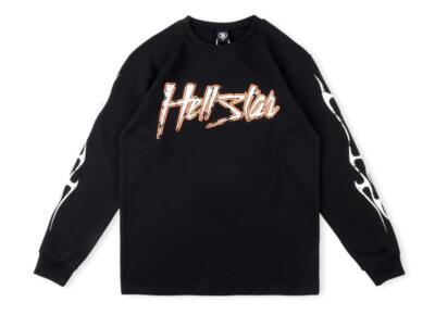 NEW Hell Studios star Records Crewneck INS Same Style trendy long Sleeve T-shirt